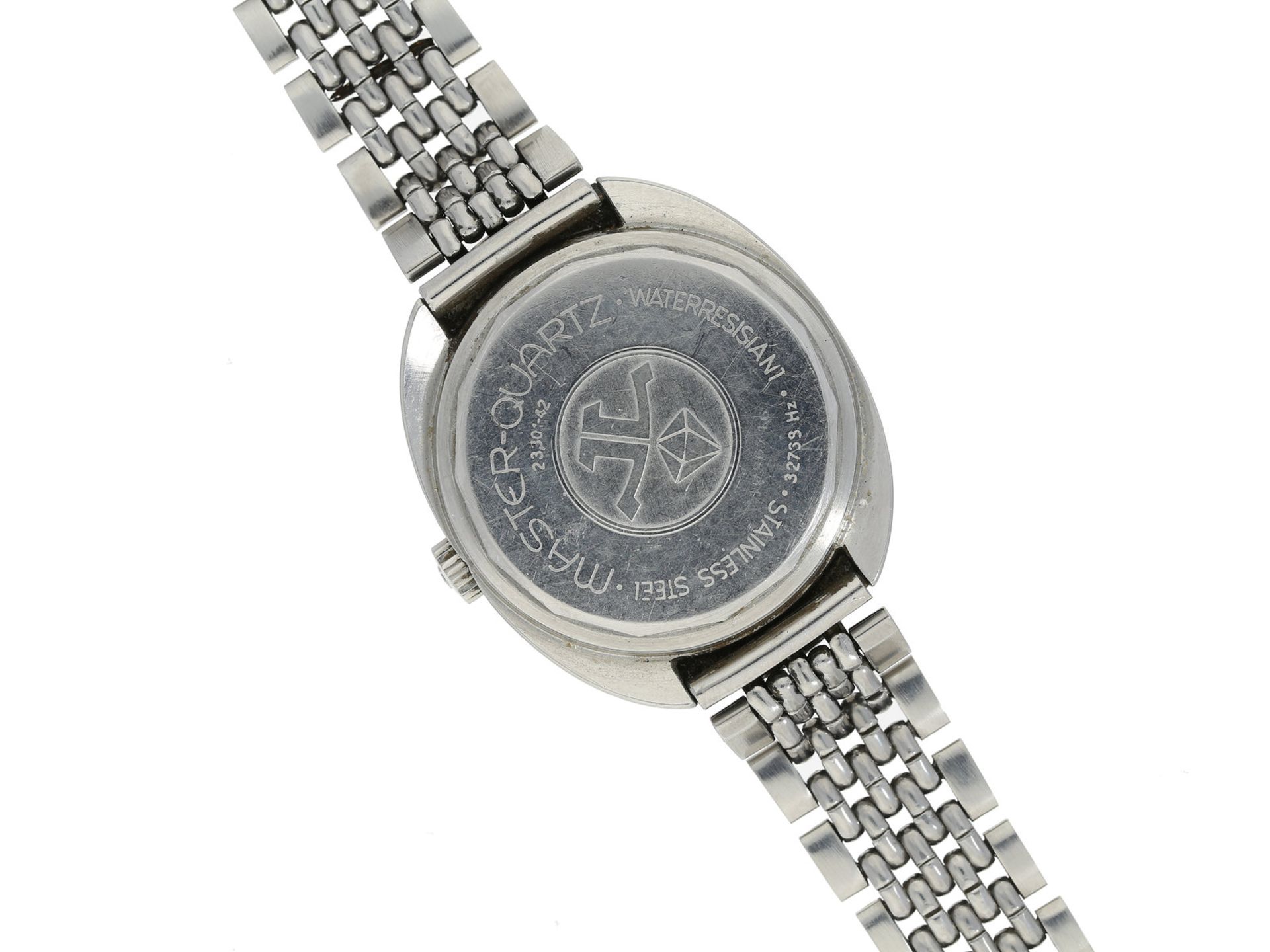Armbanduhr: seltene vintage "oversize" Jaeger Le Coultre "Master-Quartz", Referenz 23301-42, 70er - Bild 2 aus 2
