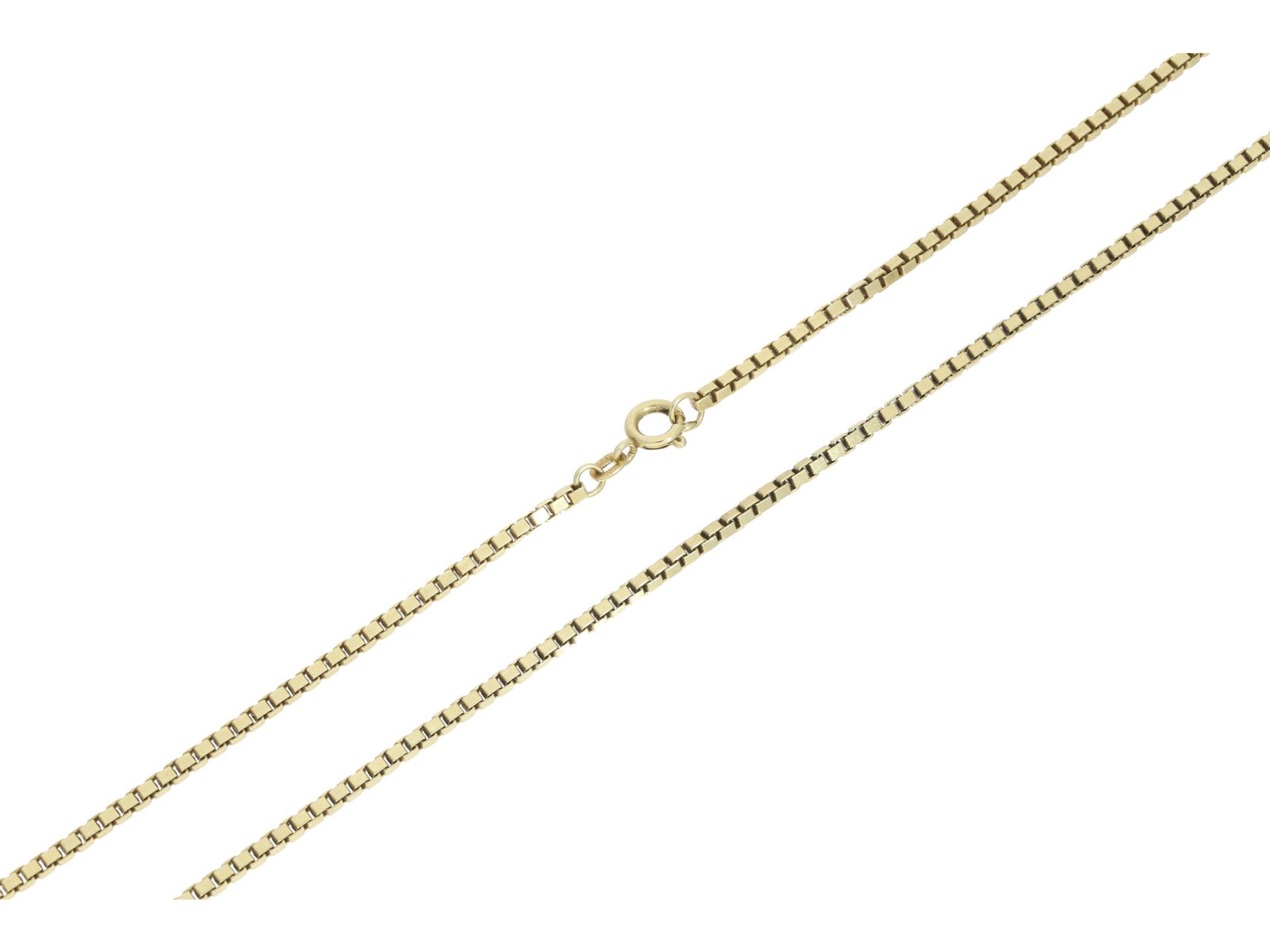 Kette/Collier: feine goldene vintage Collierkette, 14K GoldCa. 55cm lang, ca. 14,1g, 14K Gold,