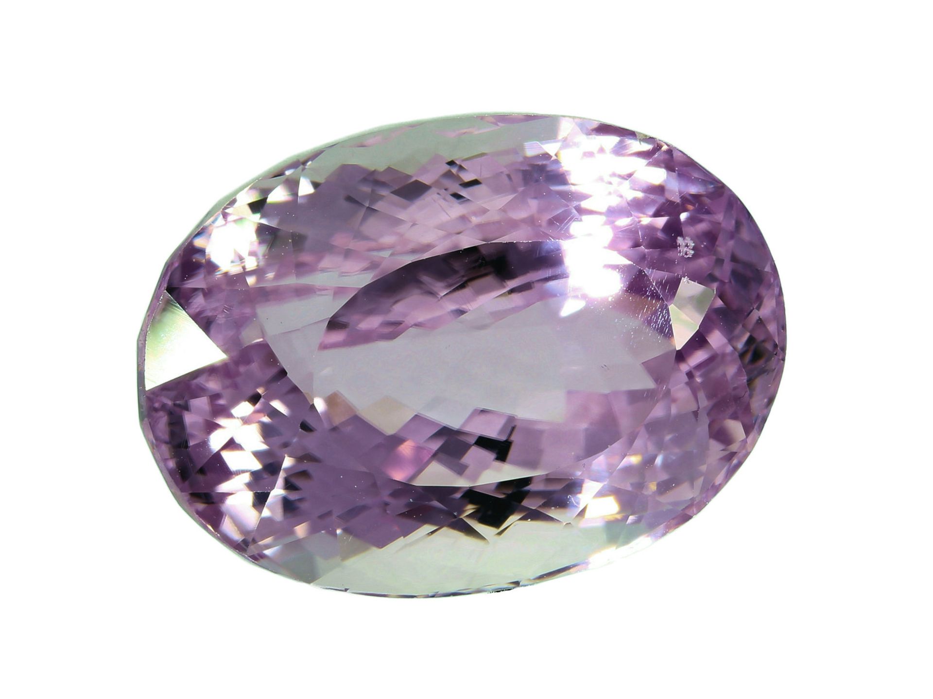 Steine: seltener, natürlicher pinker Kunzit von 32,89ct und von sehr schöner QualitätCa. 21,55 ×