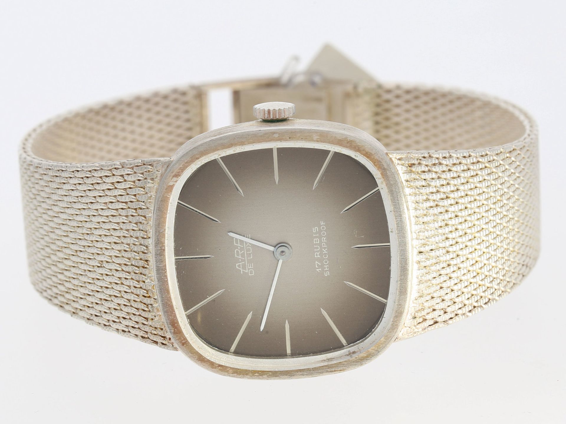 Konvolut Armbanduhren: 4 vintage Armbanduhren, unterschiedliche Materialien, darunter Marken wie - Bild 5 aus 5