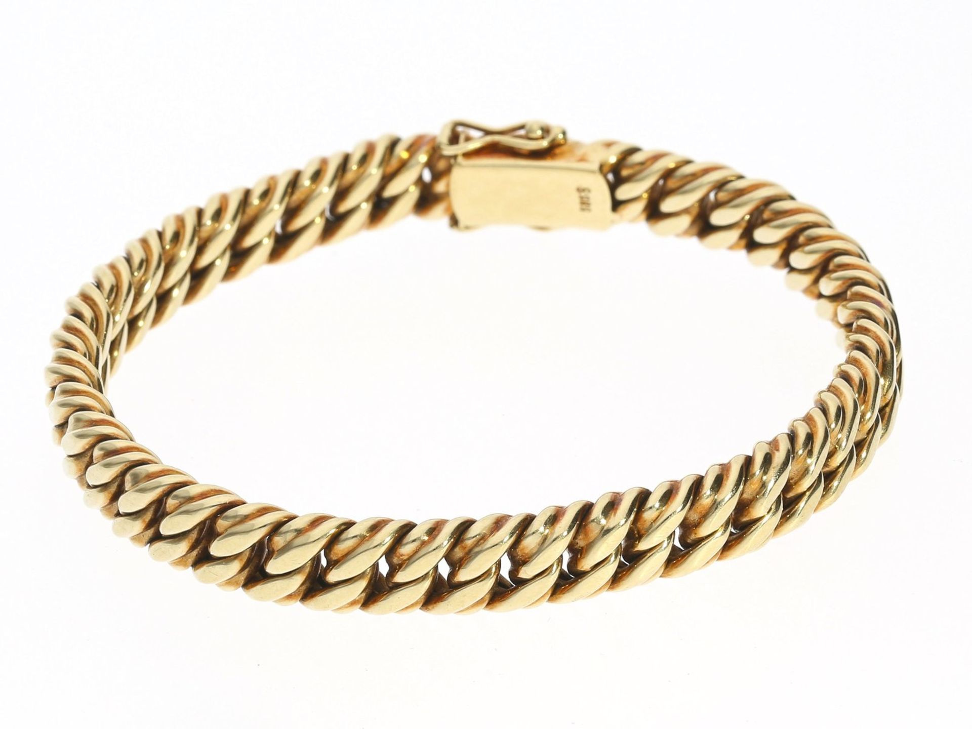 Armband: außergewöhnlich gearbeitetes, hochwertiges vintage Goldschmiede-ArmbandCa. 18,5cm lang,