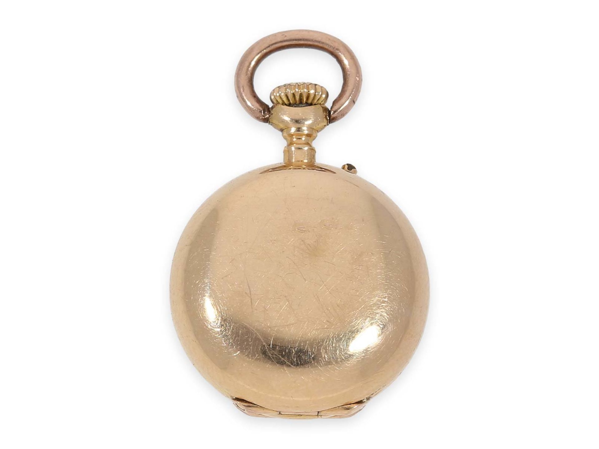 Taschenuhr/Anhängeuhr: Rarität, eine der kleinsten Louis XV Präzisionstaschenuhren der Welt, Auguste - Bild 2 aus 6