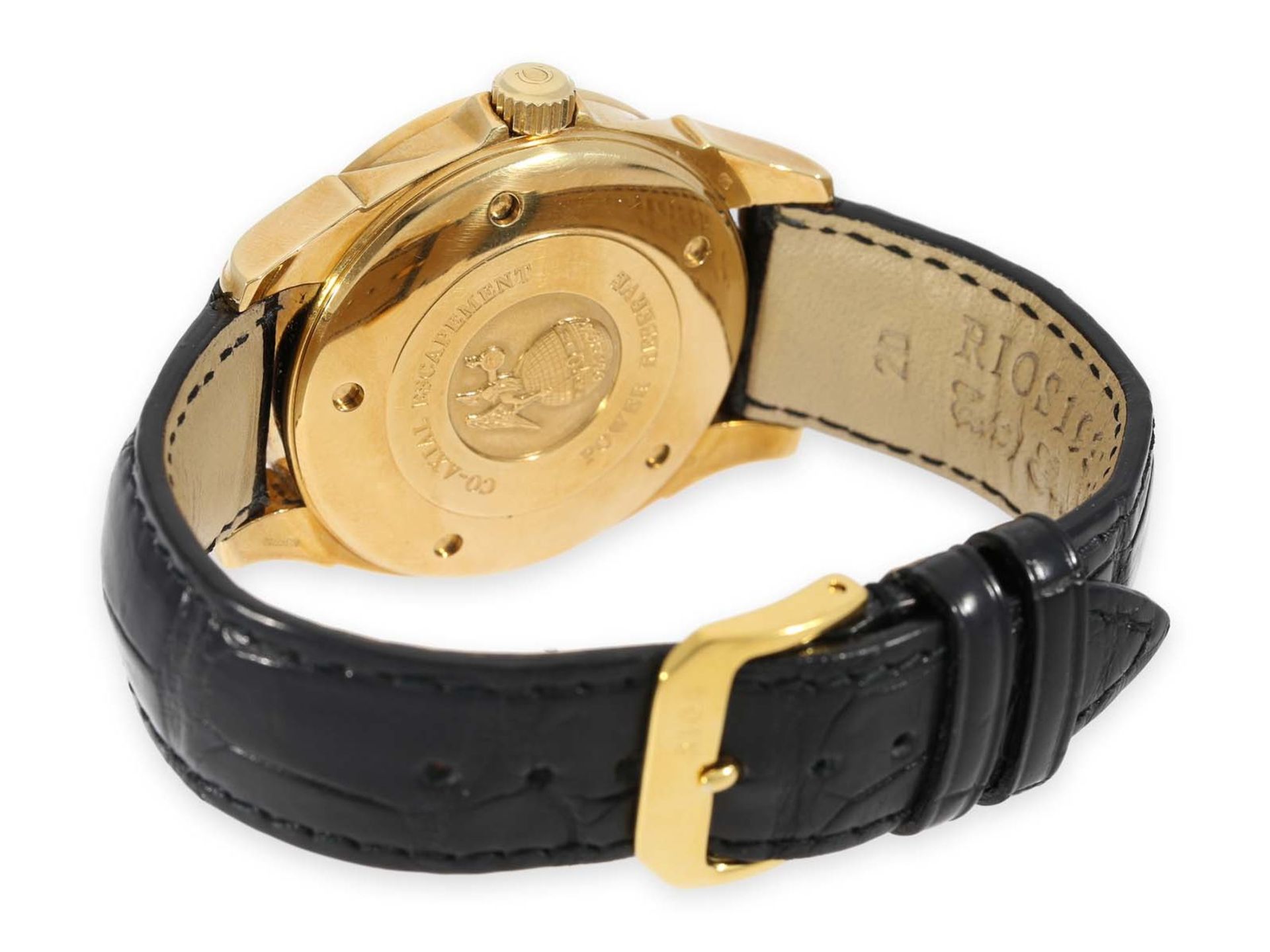 Armbanduhr: hochwertiges Omega Co-Axial Chronometer mit Gangreserve-Anzeige, Ref. 168 1704, mit - Bild 2 aus 3