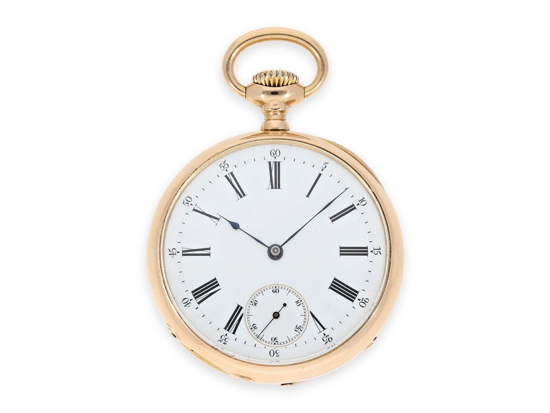 Taschenuhr: elegante Herrentaschenuhr von Patek Philippe mit Originalbox, Ankerchronometer, - Bild 2 aus 7