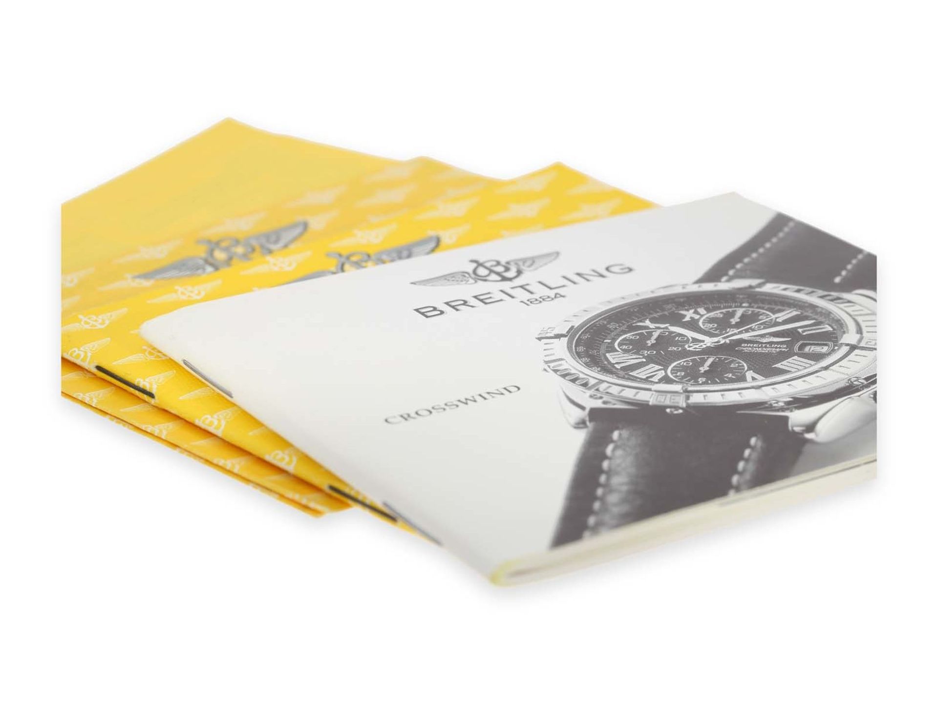 Armbanduhr: hochwertiger Breitling Chronograph, Chronometer "Crosswind" Ref. B13355, Originalbox und - Bild 3 aus 4
