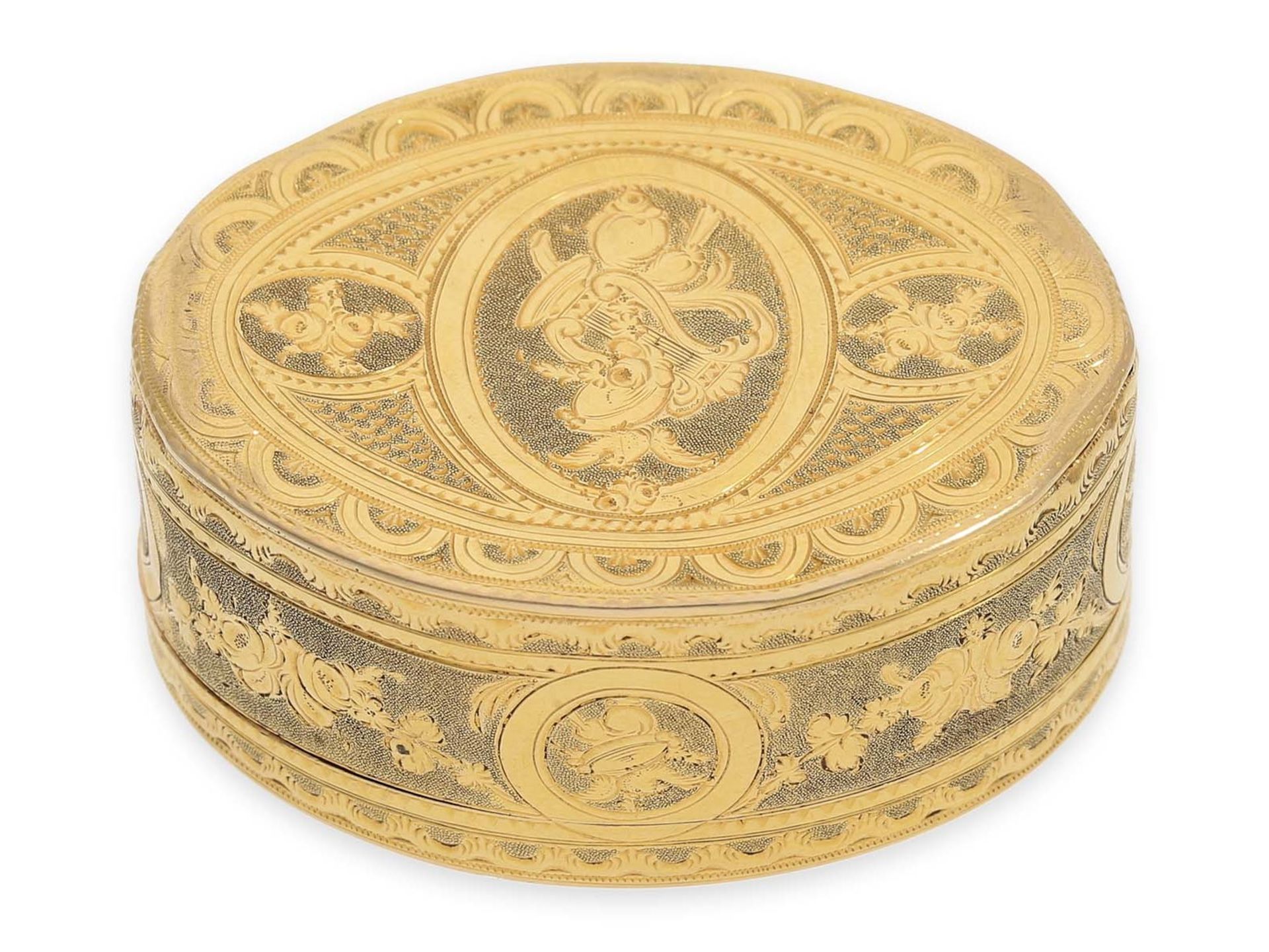 Schnupftabakdose: museale, exquisite Gold/Emaille-Schnupftabakdose, 20K Gold, Punze "MC mit - Bild 6 aus 11