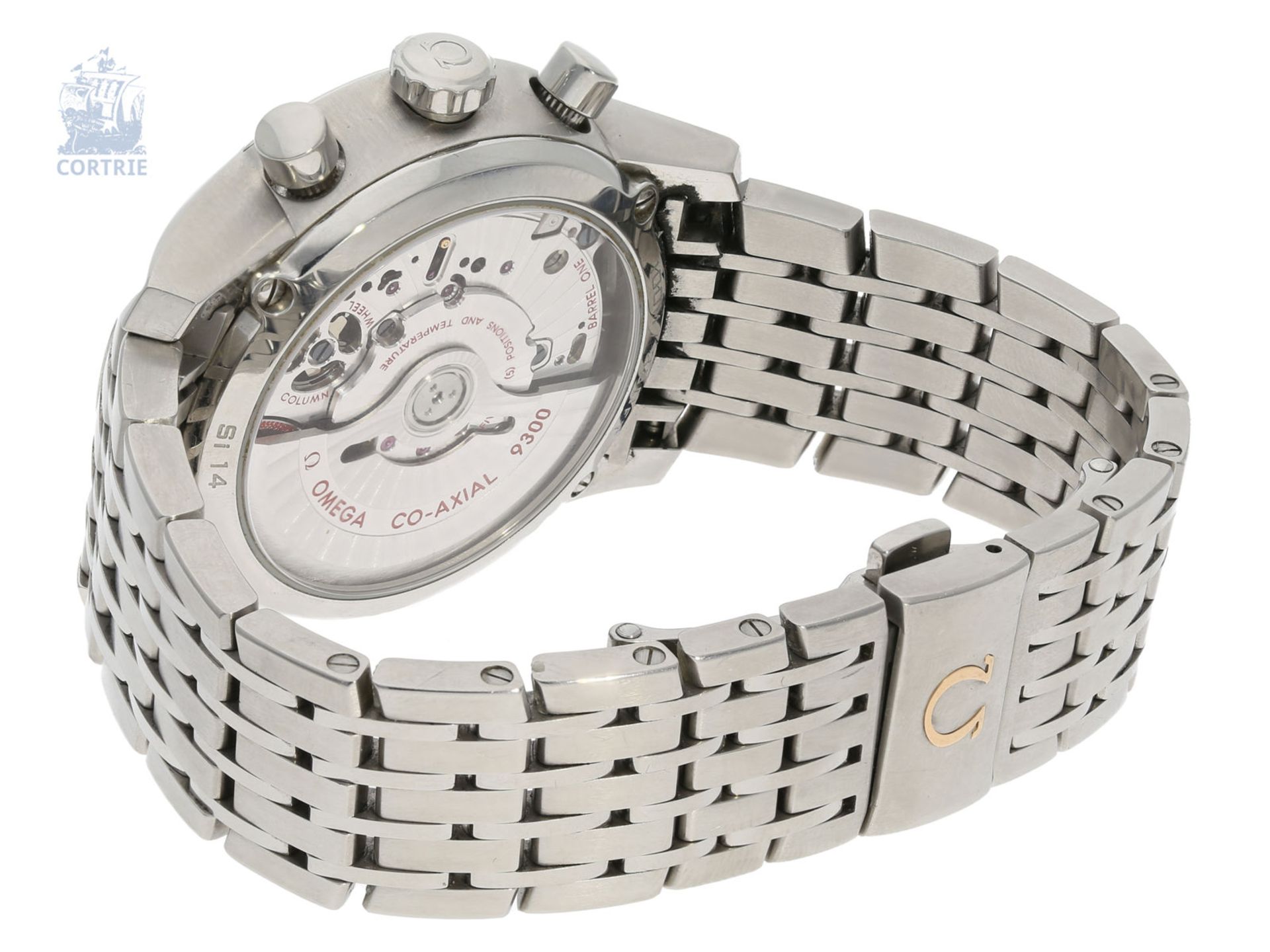 Armbanduhr: sportlicher hochwertiger Chronograph, Omega De Ville Co-Axial Automatik-Chronograph , - Bild 2 aus 3