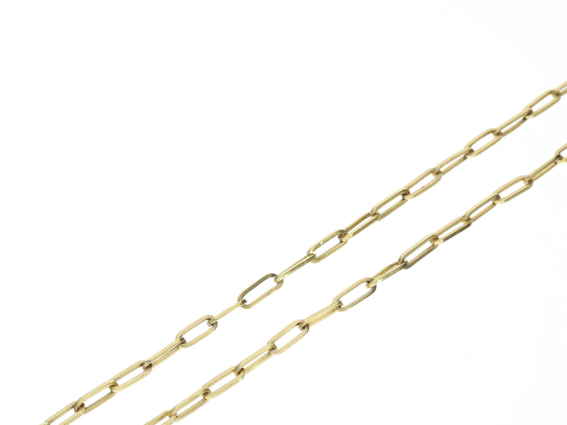 Kette/Collier: lange vintage Goldkette im AnkermusterCa. 81cm lang, ca.13,1g, 8K Gold, ca. 3mm