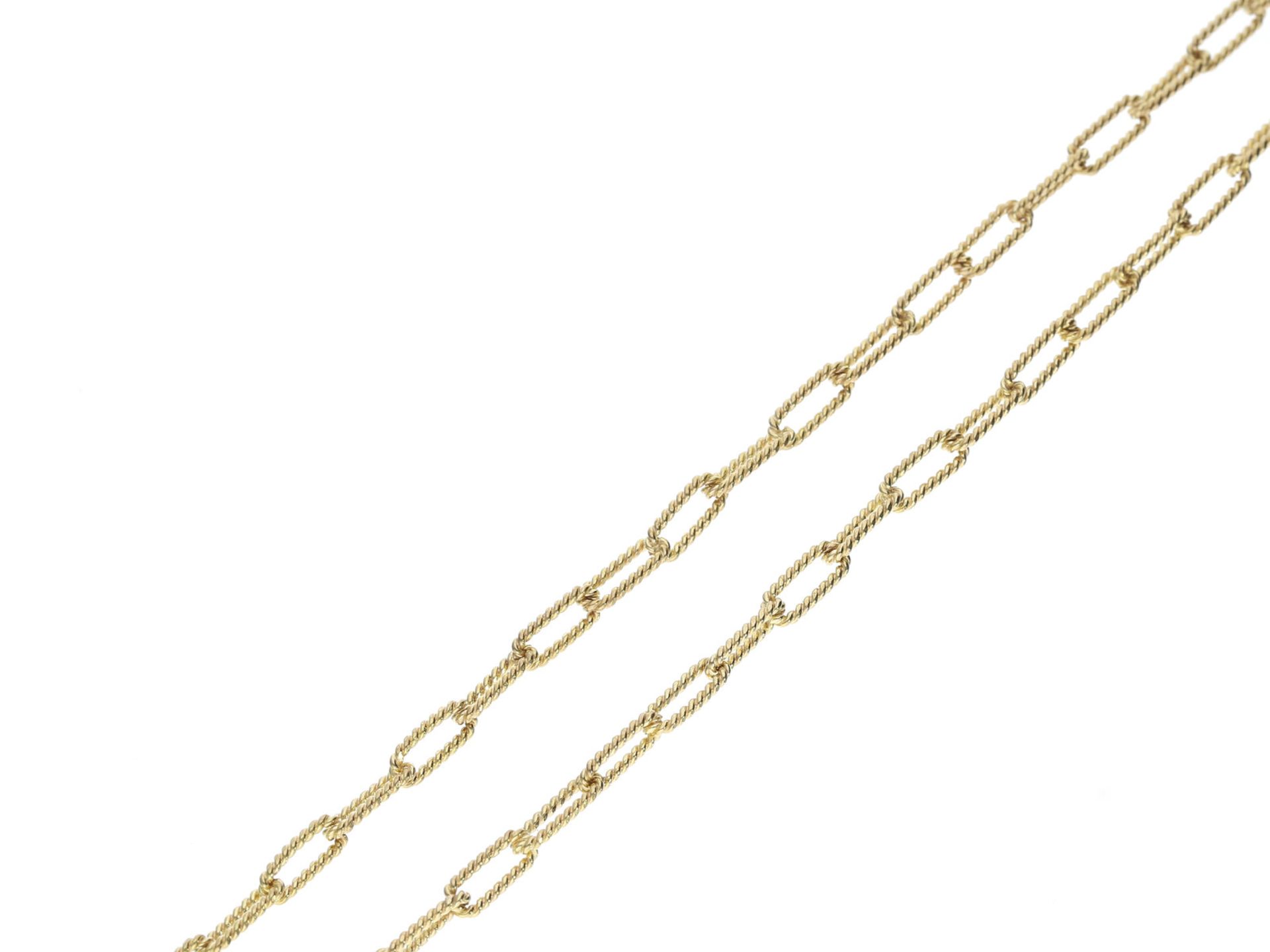 Kette/Collier: extra lange und ausgefallene Goldkette, neuwertigCa. 91cm lang, ca. 15,3g, 8K Gold,