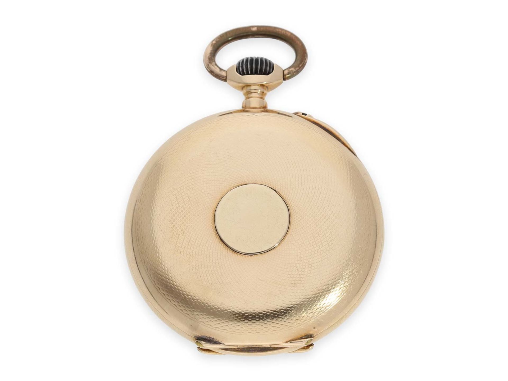 Pocket watch: early pink gold precision pocket watch, signed J. Calame Robert, Ankerchronometer - Bild 6 aus 6