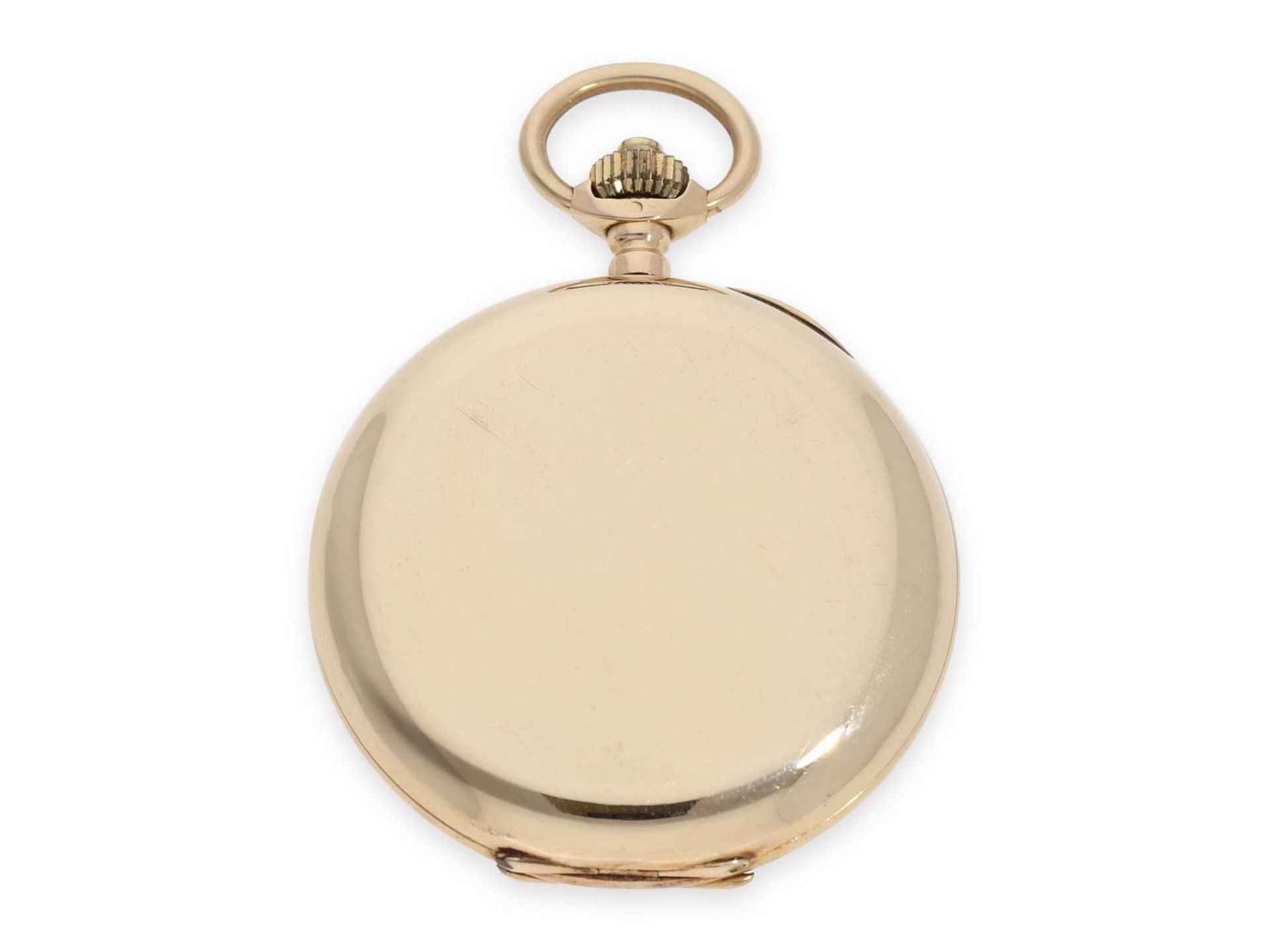 Pocket watch: especially heavy and extremely massive Ankerchronometer by Henry Moser, ca. 1905Ca. - Bild 6 aus 6