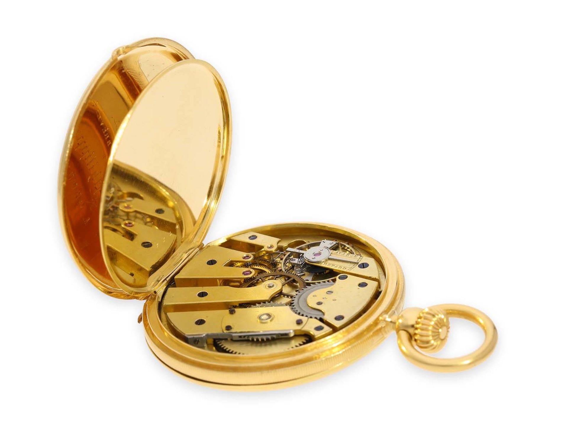 Pocket watch: historically interesting Patek Philippe pocket watch No. 7114, one of the earliest - Bild 6 aus 9