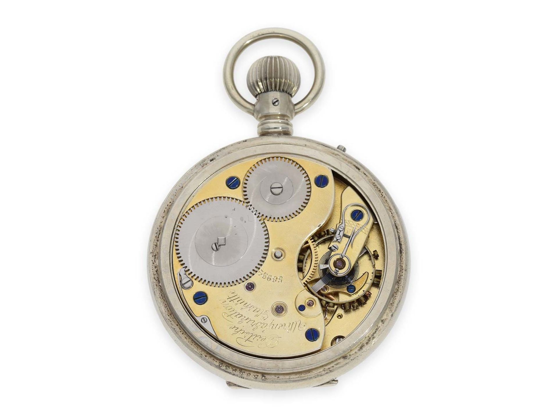 Pocket watch: Glashütte rarity, A. Lange & Söhne pocket watch with 24-hours dial, 1 of only 10 - Bild 2 aus 4