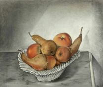 Arnold Leissler d. Ä.1911 Hannover - lebt in Polen - Stillleben mit Birnen und Äpfeln -