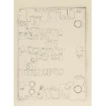 Arnold Leissler d. J.Hannover 1939 - Hannover 2014 - Füße - Lithografie/Papier. A 50/21. 47,5 x 35,5