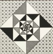 Lev Valdemarovic Nusberg1937 Moskau - "Nusberg Kassette (12 Symetriestudien zur Quadratur)" -