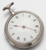 Spindel-Taschenuhr mit DoppelgehäuseFa. N. Preston, London. Meister: John Muns, London, 1801/02.