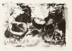 Katrin Beck-Brandt1942 Bad Homburg - "Stillleben mit Kastanien" - Lithografie/Papier. 18 x 25 cm,