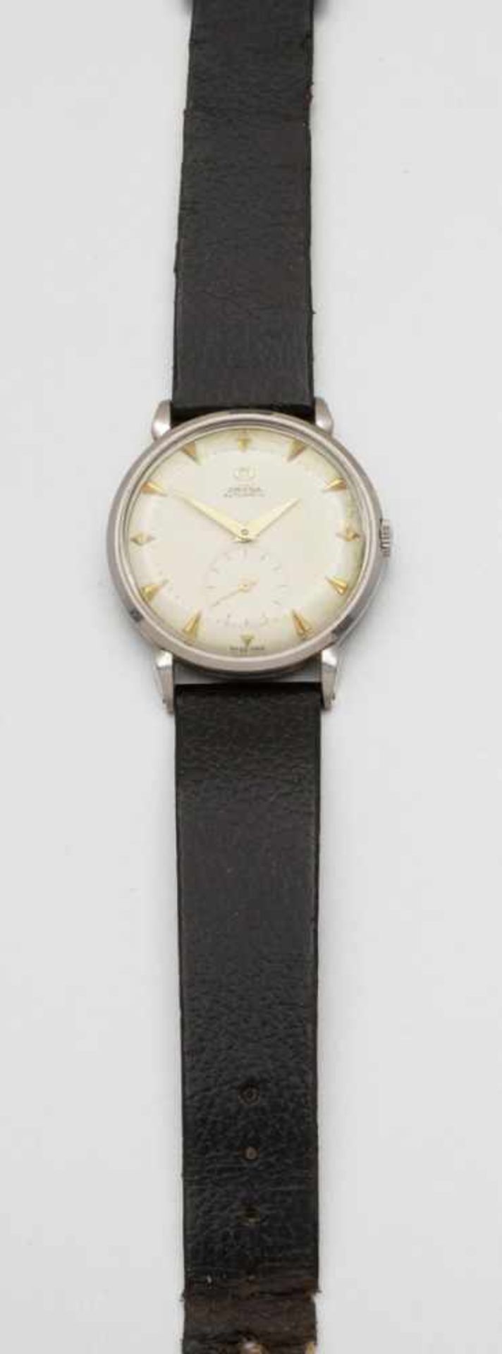 Omega-Herrenarmbanduhr um 1952Fa. Omega Watch & Co., Schweiz. Modell: Seamaster Bumper Automatic. - Bild 2 aus 2