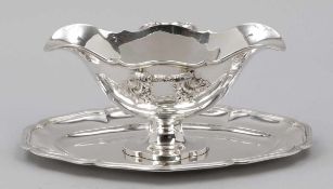 Sauciere im Chippendale-StilAntoine Guillemin/Paris/Frankreich, um 1900. 950er Silber. Punzen: