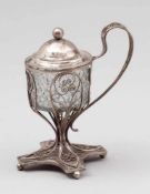 Biedermeier Senftopf / Mustard PotKopenhagen/Dänemark, um 1813. Silber. Punzen: Herst.-Marke, Stadt-