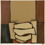 Alfons Klement1930 Amsterdam - 2000 Amsterdam - "Limitation" - Blockprint (Masonit)/Papier. 8/211.