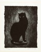 Gerhard Marcks1889 Berlin - 1981 Köln - "Die Katze von Aigina" - Lithografie/Papier. 224/250. 26,2 x