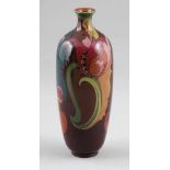 Jugendstil Vase mit engem HalsPlateelbakkerij Zuid-Holland, Gouda um 1920. - Blumen - Keramik,
