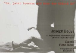 Joseph Beuys1921 Krefeld - 1986 Düsseldorf - "Ja, jetzt brechen wir hier den Scheiß ab" -