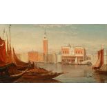 A. GarnierKünstler des 19. Jahrhunderts - Venedig - Öl/Leinwand. 25,5 x 45,5 cm. Sign. r. u.: A.
