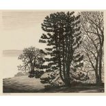 Josef Weisz1894 München - 1969 Planegg - Seeufer - Holzschnitt/Papier. 35,2 x 44,2 cm, 44 x 54,8 cm.