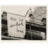 Jochen Knobloch1941 Dresden - lebt in Hamburg - "Bornholmer Strasse, 12. Nov." -