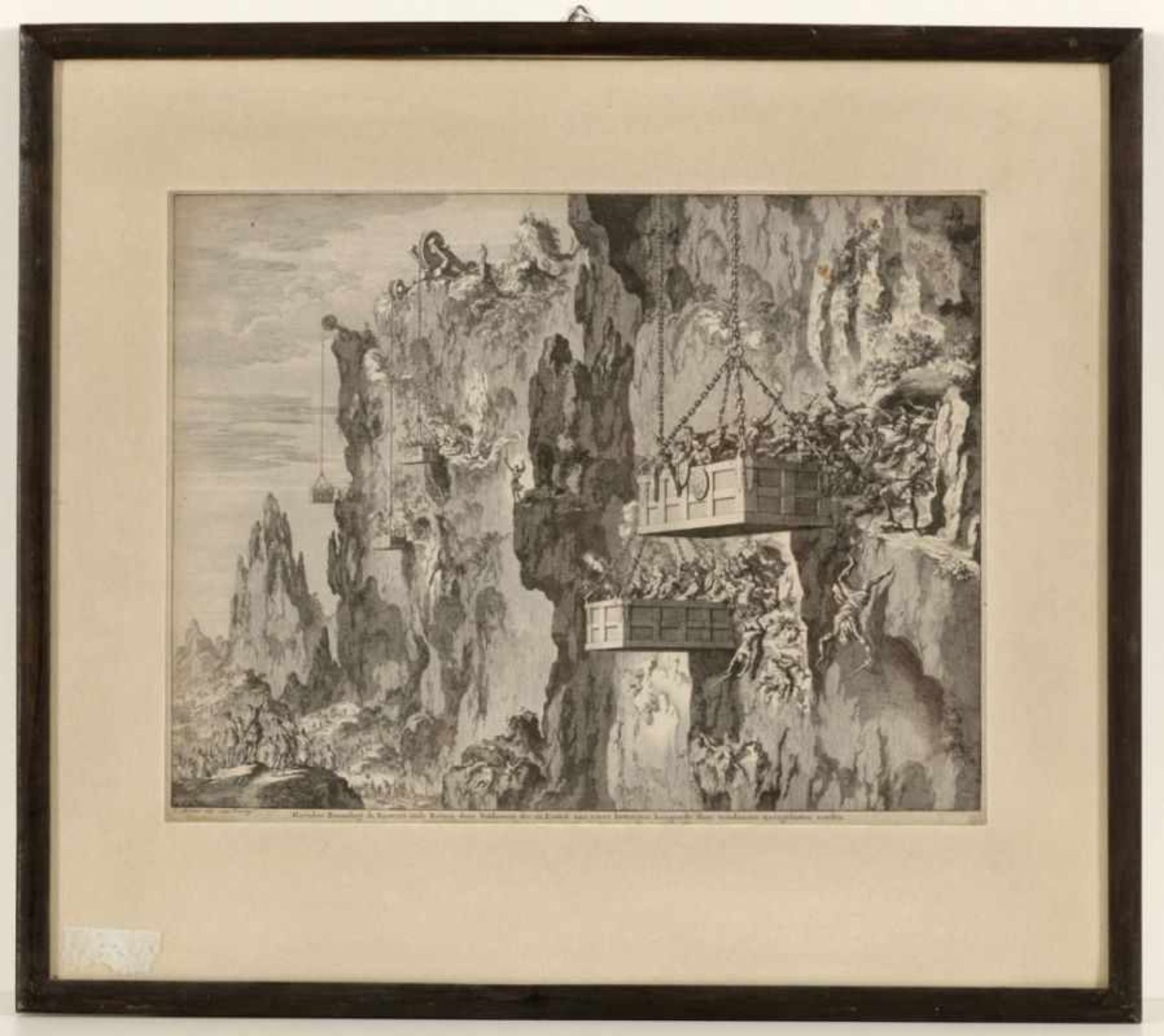 Jan LuykenAmsterdam 1649 - 1712 nach - "Herodes beoorlogt de roovers inde rotsen door soldaaten" - - Image 2 of 2
