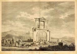 Daniel Lerpinière1745 - 1785 London nach - "The Arch of Theseus or of Hadrian" - Kupferstich. Falze.