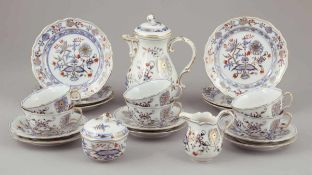 20tlg. Teeservice und 1 KaffeekanneStaatliche Porzellan Manufaktur, Meissen 1951-1952. -