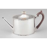 Teekanne / Tea potMichael Plummer/London/England, um 1794/95. 925er Silber. Punzen: Herst.-Marke,