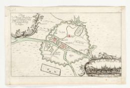 Kupferstecher des 17. Jahrhunderts- "Plan der Königl. Preussischen Haupt und Residenz Stadt