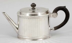 Teekanne im Empire Stil /Tea PotJezler/Schweiz. 800er Silber. Punzen: Herst.-Marke,