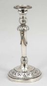 Empire-Tafelleuchter / CandlestickDeutschland, um 1800. Silber. Punzen: Herst.-Marke (