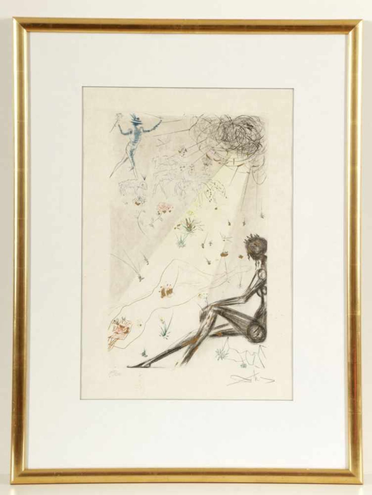 Salvador Dalí1904 Figueras - 1989 Figueras - aus: "Song of Songs of Solomon" - Farbradierung mit - Bild 2 aus 2