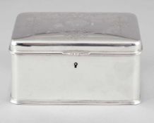 SchmuckdoseGorham/USA. 925er Silber. Punzen: Herst.-Marke, Sterling. 9 x 18 x 13 cm. Gew.: 1090 g (