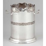 Seltener WeinflaschenhalterS. L. Levi & Co/Brimingham/England, um 1931/32. 925er Silber. Punzen: