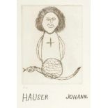 Johann Hauser1926 Bratislava - 1996 Klosterneuburg - Ohne Titel - Radierung/Papier. 13,5 x 10 cm. 24