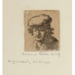 Rembrandt Harmenszoon van Rijn1606 Leiden - 1669 Amsterdam Umkreis - Portrait des Rembrandt -