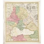 Johann Baptist Homann1664 Kambach - 1724 Nürnberg - "Tabula Geographica qua Pars Russiae Magnae" -