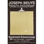 Joseph Beuys1921 Krefeld - 1986 Düsseldorf - "Multiplizierte Kunst - Kunstverein Braunschweig