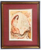 Marc Chagall1887 Witebsk - 1985 St. Paul de Vence - "Rahel entwendet die Götzenbilder" -