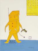 Claudio Parigi1954 Florenz - "Robot armato" - Öl/Lwd. 40 x 30 cm. Sign. r. u.: C. PARIGI. Verso bez.