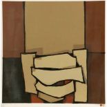 Alfons Klement1930 Amsterdam - 2000 Amsterdam - "Limitation" - Blockprint (Masonit)/Papier. 8/211.