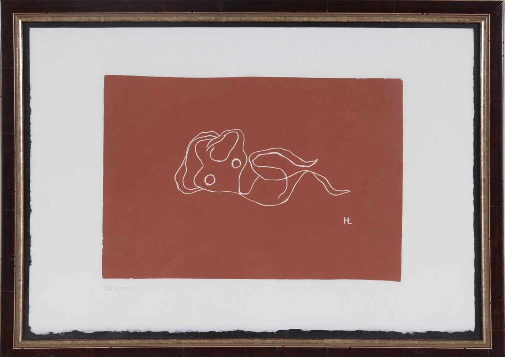 Henri Laurens1885 Paris - 1954 Paris - "Femme aux bras levés" - Linolschnitt/Papier. 35/111. 15 x